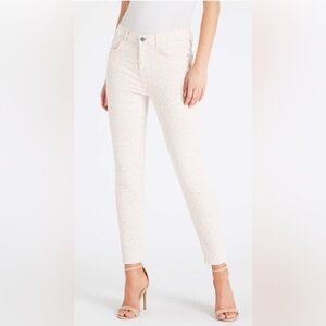 Current/Elliot The High Waisted Stiletto Jean - Leopard Rose - Size 29